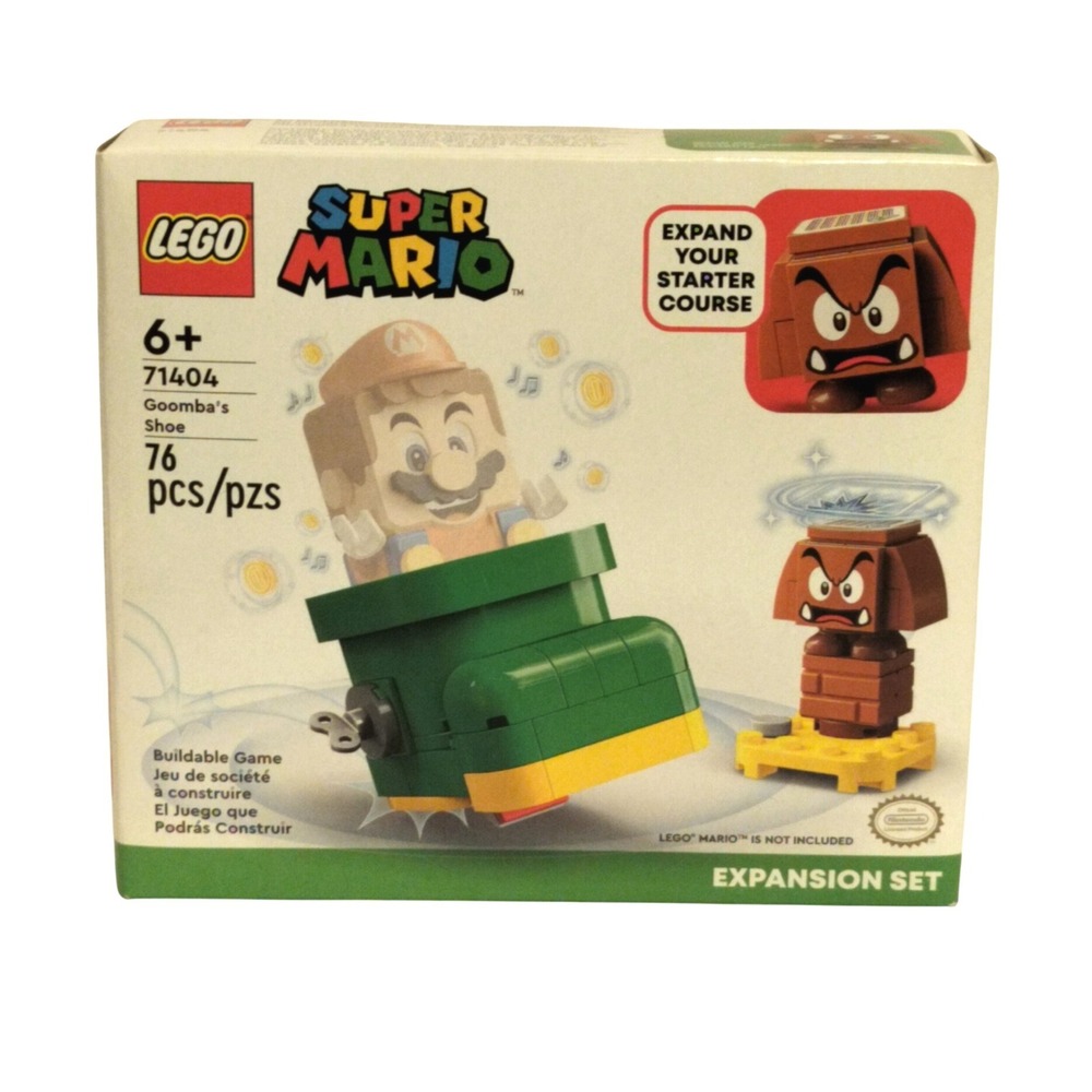 LEGO Super Mario Goomba's Shoe Expansion Set 71404 Building Toy 76 Pcs New Gift